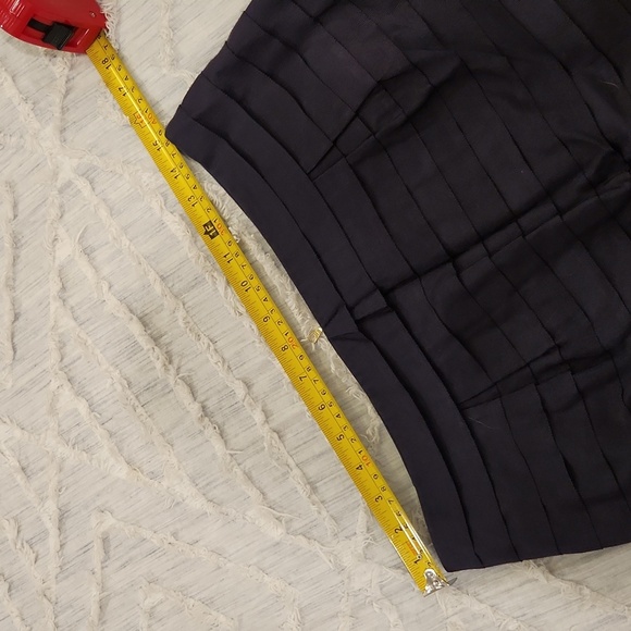 Navy blue Anthropologie Leifsdottir ruffled skirt size 8! - Picture 6 of 7